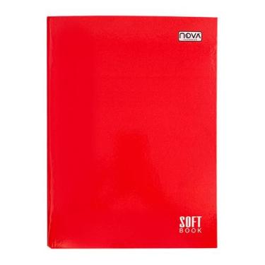 Imagem de Caderno Brochura Vermelho Kaz 96 Folhas Grande 200mm X 275mm - NOVA CA