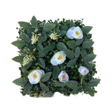 Imagem de Generic Painel de parede de grama, planta artificial verde, realista, 12 polegadas, decoração de parede para terraço, quintal, fundo de casamento, acessório