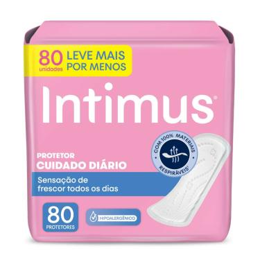 Imagem de Protetor Diário Intimus Cuidado Diário 80 unidades