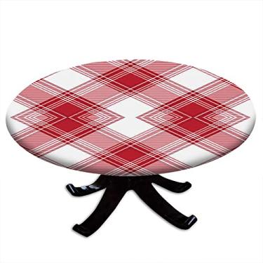 Imagem de Cortina xadrez com isolamento térmico, padrão de textura xadrez sem costura, cortinas blackout com absorção de som para decoração de sala de jantar/festa, L 132 x C 137 cm