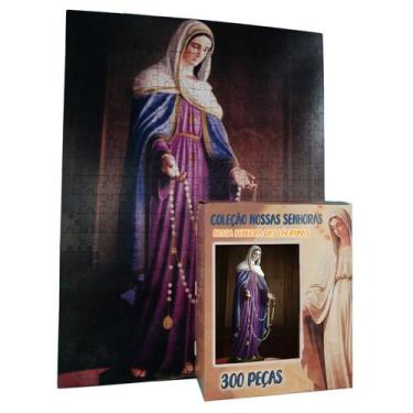 Imagem de Quebra-cabeça Nossa Senhora das Lágrimas de 300 peças em Mdf - Coleção