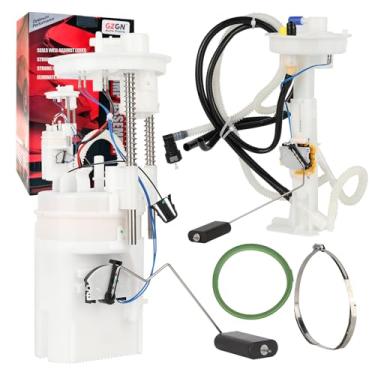 Imagem de GZGN Conjunto de módulo de bomba de combustível elétrica com unidade de envio compatível com BMW E70 Series X5 2007 2008 2009 2010 L6 3.0L Gas, OEM # 16117195463, 16117207977, E8814M, FG1176, SP5113M