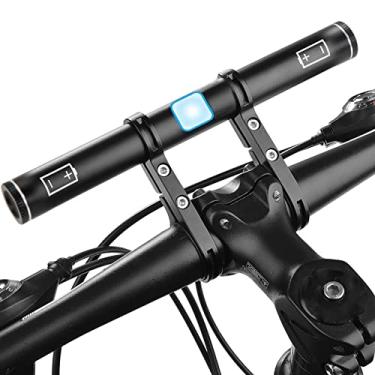 Imagem de Redcomets Extensor De Guidão Recarregável Via Usb, Extensão 7,8 Pol. E Carregador Celular Para Bicicleta 4000 Mah Integrado, Segurar Velocímetro Bicicleta, Gps, Suporte Luz