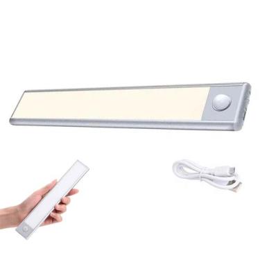 Imagem de Luminaria LED 3 Tons Sensor Movimento Presença 3 Modos Bateria Recarre