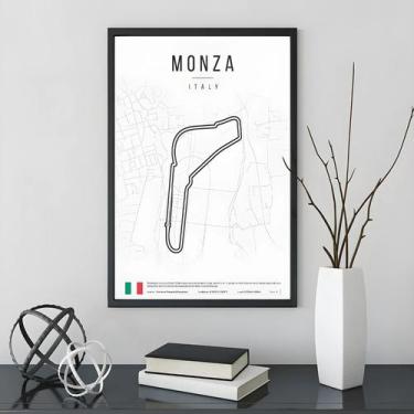 Imagem de Monaco Miami Fórmula 1 Pista Poster Arte De Parede Sem Moldura Para Sa