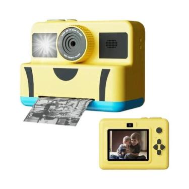 Imagem de Câmera Digital Infantil Com Impressão Instantânea Mini Impressora Térm