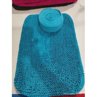 Imagem de Tapete De Porta Frufru 5 Peças. 0, 75x0,50cm - Valentina Confecçoes, T