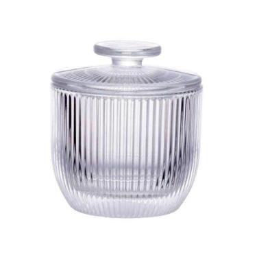 Imagem de Manteigueira Francesa de Vidro Graffiato Transparente 11cm - Hauskraft