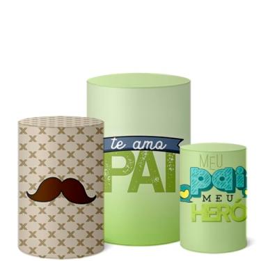 Imagem de Trio Capas Cilindro Decoração Festa Veste Fácil Dia dos Pais (CLPAI0032)