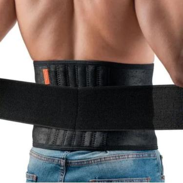 Imagem de Cinta Colete Coluna Lombar C/hastes Aço Flexível T. Único - Hidrolight