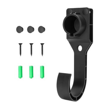 Imagem de DXNQ Suporte Para Carregador Ev Sae J1772, Cabo De Carregamento Parede Com Gancho, Base Coldre Bico Veículo Elétrico Serviço Pesado, Acessórios Universais Carro