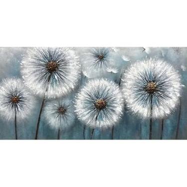 Imagem de KTHOFCY Kits de pintura de diamante DIY 5D para adultos, flor de dente-de-leão, bordado, ponto cruz, cristal, strass, pinturas, artes, decoração de parede, kits de pintura de pontos, 15,7 x 27,5 cm