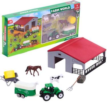 Imagem de Brinquedo Conjunto Cenário Fazendinha CBS0678 - Castela - CASTELA BRAS