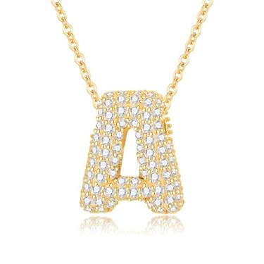 Imagem de UXQ Colar de ouro maciço 14 K, árvore da vida, letra de bolha, lua, opala, ágata musgo, clipe de papel entrelaçado para mulheres, joias delicadas, presentes para namorada, esposa, irmã, mãe, Natal