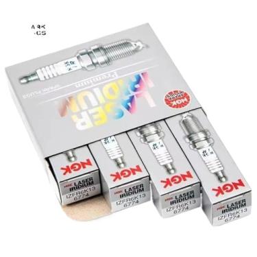 Imagem de 4/6 peças originais NGK IZFR6K13 6774, novas velas de ignição de platina laser irídio, compatíveis com Honda Fit 2004-2014, City 2006-2015, CRIDERs1 1,5L(Rear 2Pcs)