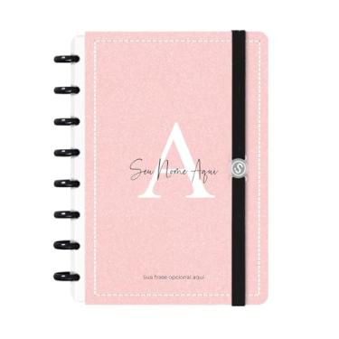 Imagem de Caderno Disco Inteligente Personalizado Iscool P Areia Sand Rosa