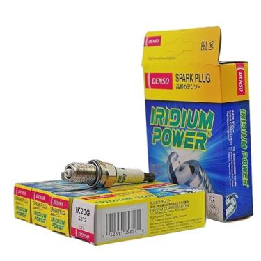 Imagem de Compatível com vela de ignição Iridium IK20G 5352, compatível com Accord Civic, compatível com CR-V Sming, ventilador frontal, bico Siyun Oe 12290-R60-U02(RED)