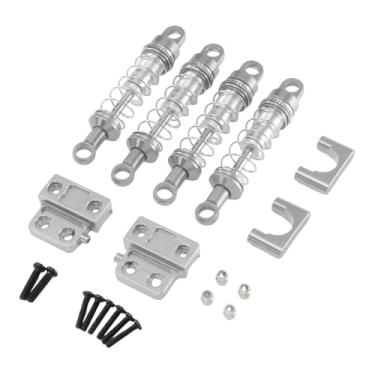 Imagem de predolo Kit de amortecedor de carro RC 1/12, peças de reposição, modelo de carro de controle remoto, acessórios para veículos de brinquedo para MN82, Prata