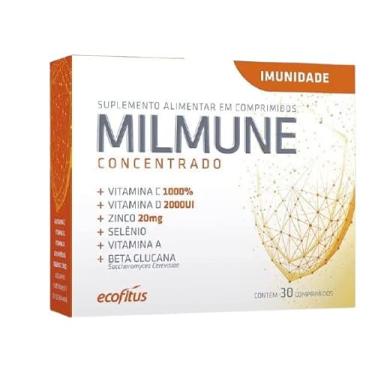 Imagem de Milmune Concentrado, Suplemento Alimentar com Vitaminas C, D, A, Zinco e Selênio, 30 Comprimidos