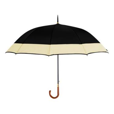 Imagem de Guarda Chuva 16 Varetas Automático Gigante Resistente Preto - Petrin