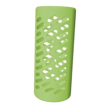 Imagem de Generic Capa de silicone para garrafa de água de vidro antiderrapante reutilizável capa protetora simples para academia presente caminhada em casa, 40 onças