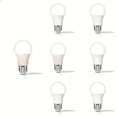 Imagem de Lâmpada Bulbo Led Econômica de 9w 3000k Branco Quente Luz Amarela para Ambientes Aconchegantes E27 Bivolt 127v e 220v (7)