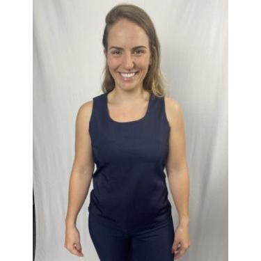 Imagem de Colete social Feminino de Ziper Lateral Uniforme Administrativo Escrit