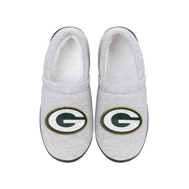 Imagem de FOCO - Moletom masculino NFL Team Big Logo Cinza Sherpa Mocassins Adulto Unissex, Green Bay Packers, X-Large