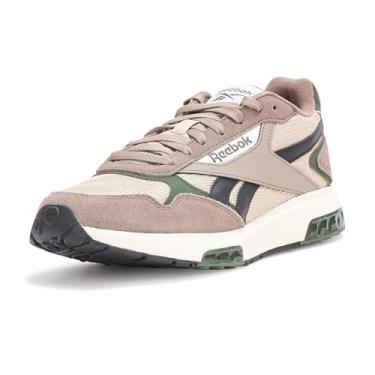 Imagem de Reebok Tênis unissex Glide DMX para adultos, Cinza neblina/preto lavado/verde breakaway, 12.5 Women/11 Men