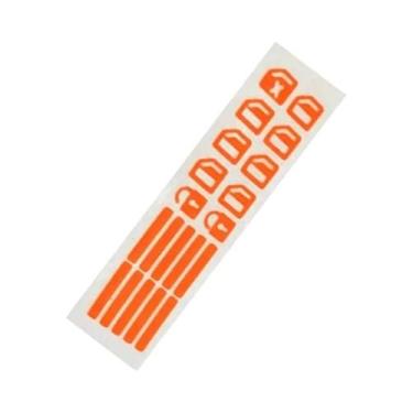 Imagem de Adesivos Brilhantes Para Botões De Janela De Carro, Decalques Luminoso