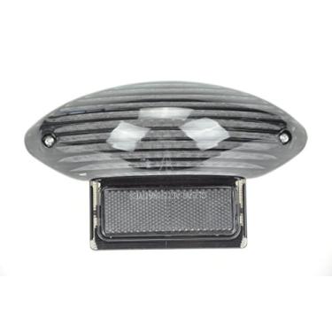 Imagem de TOPZONE Para Suzuki 1998-2006 KATANA - GSX600/ GSX750; 1999-2007 HAYABUSA - GSX1300R; Luz traseira de freio de LED de seta integrada (moke, estilo 2: lanterna traseira de LED sequencial + sinal de