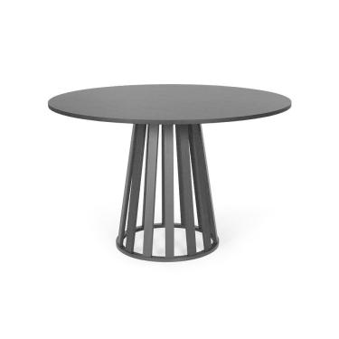 Imagem de Mesa de Jantar Redonda 6 Lugares 120cm em MDF Gabi