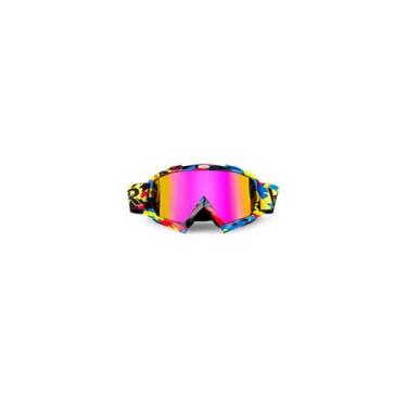 Imagem de Óculos esportivos de esqui de motocross com estojo Racecraft MX Goggle