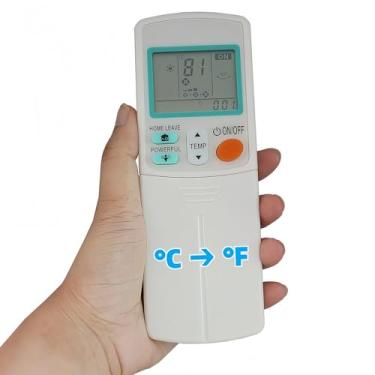 Imagem de Controle remoto de substituição para controle remoto de ar condicionado Daikin número do modelo ARC433B51 para FTXS09DVJU FTXS12DVJU (visor em Fahrenheit e Celsius)