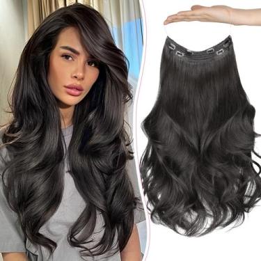 Imagem de Extensões de cabelo PHADRIA Invisible Wire Layered Long Wavy