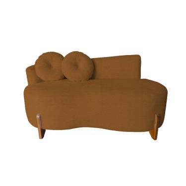 Imagem de Namoradeira Lounge Bouclé com 2 Almofadas - Estopar