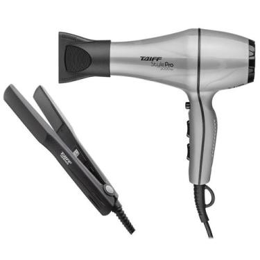 Imagem de KIT TAIFF - SECADOR CABELO PROFISSIONAL STYLE PRO 2000W PRATA 127V + P