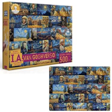 Imagem de Quebra-Cabeça 500 Peças Ia Van Gogh Verso Suave Toyster
