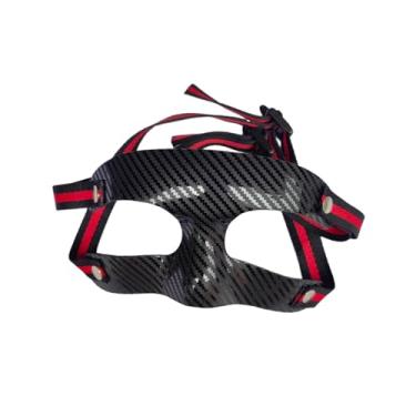 Imagem de Aymzbd Esportes Máscaras Faciais Protetor de Máscara de Basquete Esportivo Alça Ajustável Nariz Guarda Protetor Facial para Festa Futebol Crianças, Estilo C 17,5X11CM