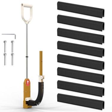 Imagem de Tredre Grampeador de placa de espuma, grampeador manual portátil para placa de madeira e espuma, 1100 peças de grampos de placa de espuma, grampos de 3,5 cm para placa de espuma de 2,5 cm e 5,1 cm