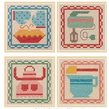 Imagem de It's Sew Emma Stitch Cards 4/Pkg-Bee In My Bonnet Set L -ISE463