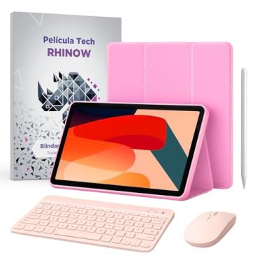 Imagem de Kit Capa Slim para Xiaomi Redmi Pad SE 11": Película de vidro + Caneta Precision + Teclado e Mouse (Rhinow)