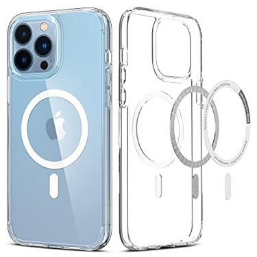 Imagem de Capa Spigen Ultra Hybrid Mag [tecnologia que não amarela] compatível com MagSafe projetada para iPhone 13 Pro Max (2021) - branco