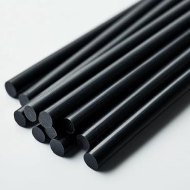 Imagem de Bastão de Cola Quente Grossa Black 500 gr - Alta Fixação e Desempenho