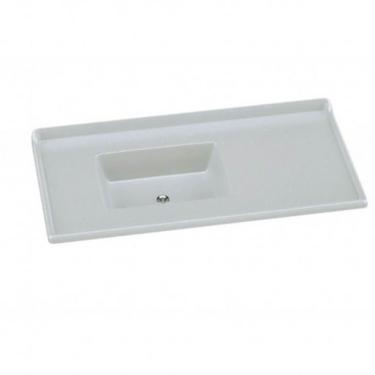 Imagem de Pia Standart 100x51cm Branca Com Cuba Deslocada - 504207 - A.j. Rorato