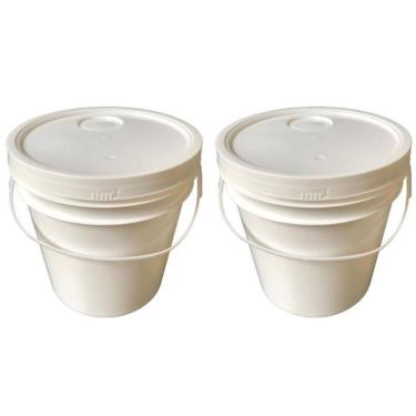 Imagem de Balde Plástico 5L Fermentador Cerveja Caseira - 2 Pçs