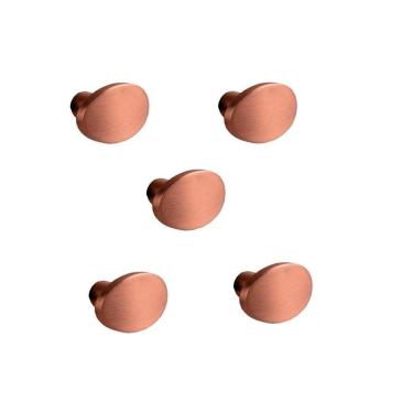 Imagem de Kit 5 Puxador Beetle Zen Vecchio Cobre Zp5403.648 Ponto