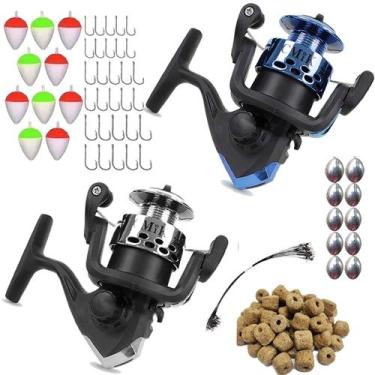 Imagem de 2 Molinetes C/Linha Micro Ultra Light 62 Acessórios de Pesca - CMIK