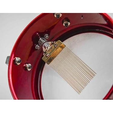 Imagem de Caixa Timbalito Torelli Wire Snare Red 8x4¨ TCM28VM alumínio com caneca para fixação em holders
