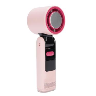 Imagem de Ventilador portátil pequeno, mini ventilador portátil de alta velocidade ajustável de 0-100 com refrigerador de gelo, display digital de LED, ventiladores pessoais recarregáveis por USB de 4000 mAh